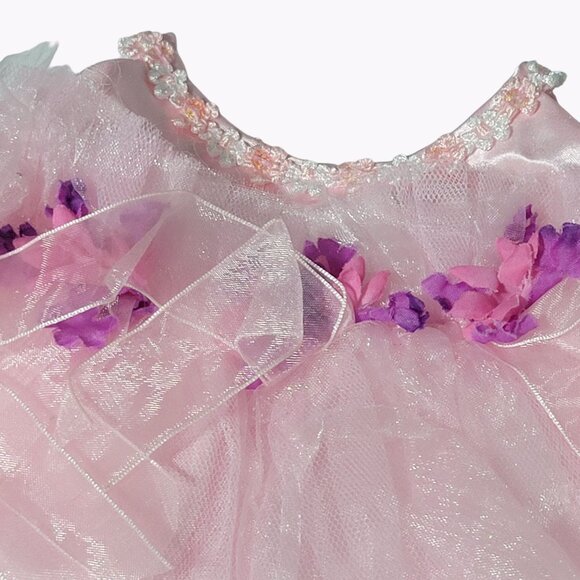 Build a Bear Pink Princess Dress Ballet Flats Tulle Clothes for Plush Animals - Picture 4 of 6